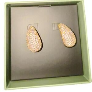 NIB Jewels by Sunaina Elegant Gold Teardrop Earrings